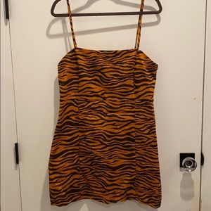 ASOS Monki Tiger Print Mini dress